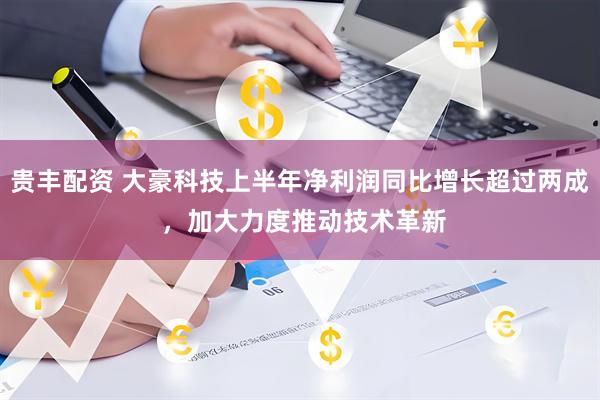 贵丰配资 大豪科技上半年净利润同比增长超过两成 ，加大力度推动技术革新